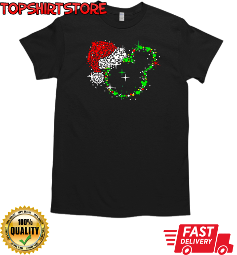 Disney Mickey Santa Christmas T-Shirt Classic Men's T-shirt