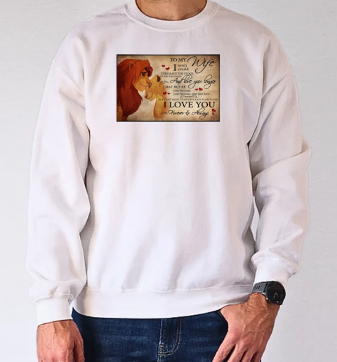 Disney The Lion King Simba T-Shirt Unisex Sweatshirt