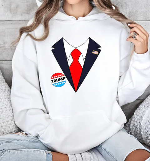 Donald Trump Halloween US Flag T-Shirt Unisex Hoodie