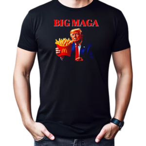 Donald Trump Mcdonald's Big Maga fries T-Shirt Classic Men's T-shirt