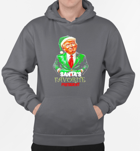 Donald Trump Santa Mugshot Tacky T-Shirt Unisex Hoodie