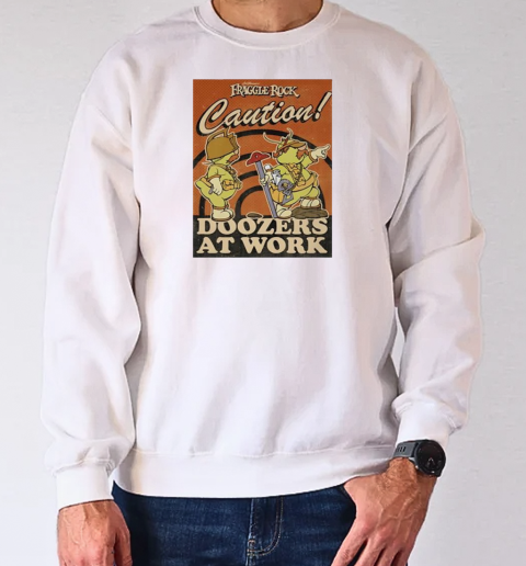 Doozers At Work Fraggle Rock Caution retro T-Shirt Unisex Sweatshirt