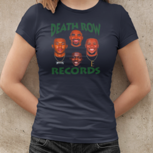 Eagles Death Row Records AJ Brown Jalen Hurts Devonta Smith Saquon Barkley T-Shirt Classic Women's T-shirt