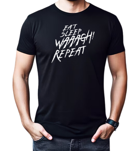 Eat sleep waaach repeat T-Shirt Classic Men's T-shirt