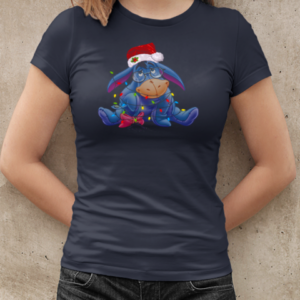 Eeyore With Christmas Lights T-Shirt Classic Women's T-shirt