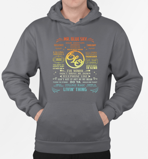 Electric Light Orchestra Mr Blue Sky 10538 Overture Twilight T-Shirt Unisex Hoodie