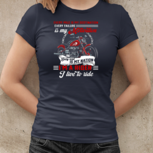 Every Mile Is My Destination I Live To Ride T-Shirt Classic Women's T-shirt