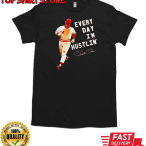 Every day i'm hustlin' Pete Rose T-Shirt Classic Men's T-shirt