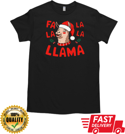 Fa la la la llama T-Shirt Classic Men's T-shirt