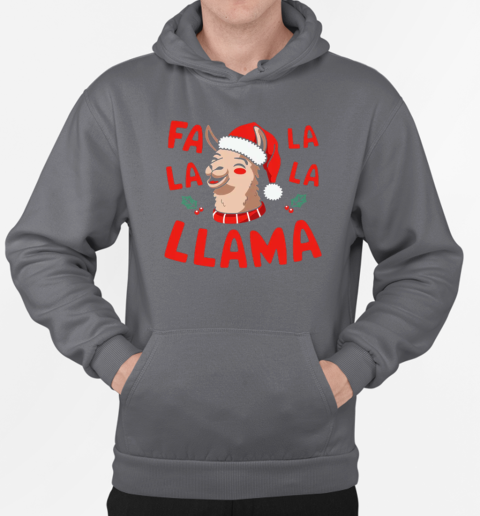 Fa la la la llama T-Shirt Unisex Hoodie