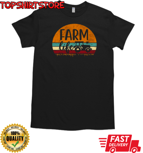 Farm Life Tractor T-Shirt Classic Men's T-shirt