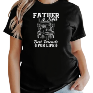 Father And Son Best Friends For Life Trucker T-Shirt Classic Women's T-shirt