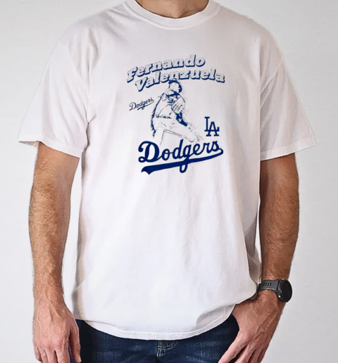 Fernando Valenzuela Los Angeles Dodgers Pitch T-Shirt Classic Men's T-shirt