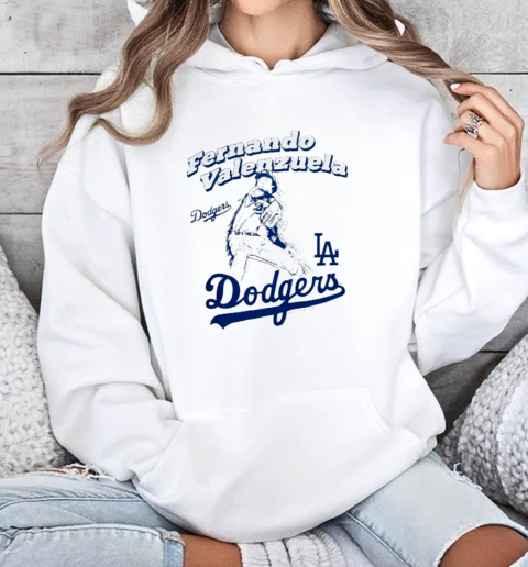 Fernando Valenzuela Los Angeles Dodgers Pitch T-Shirt Unisex Hoodie