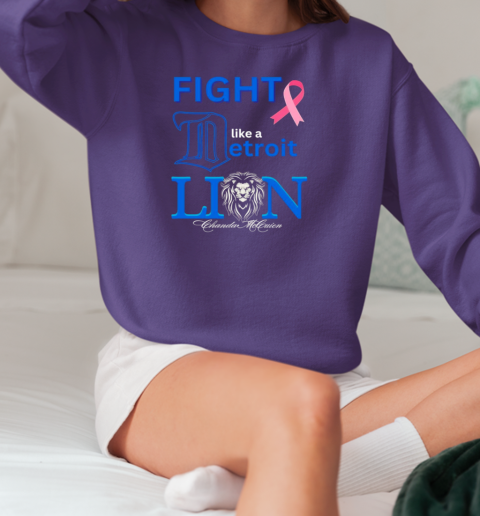 Fight like a Detroit Lion T-Shirt Unisex Sweatshirt