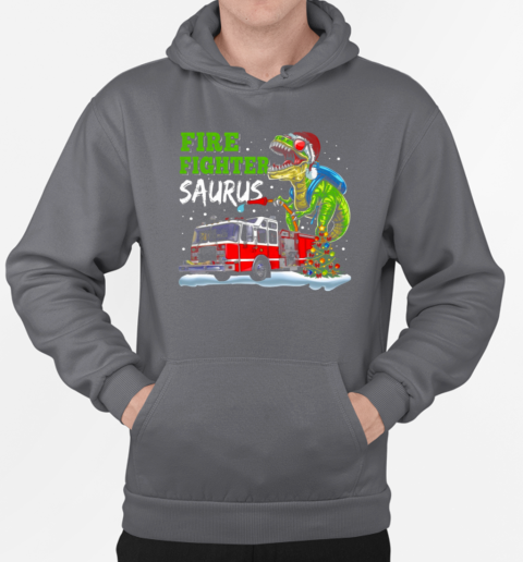 Fire Fighter Saurus T-Shirt Unisex Hoodie