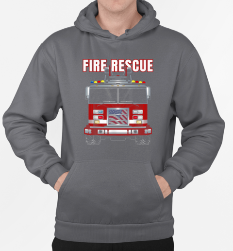 Fire Rescue Firefighter T-Shirt Unisex Hoodie