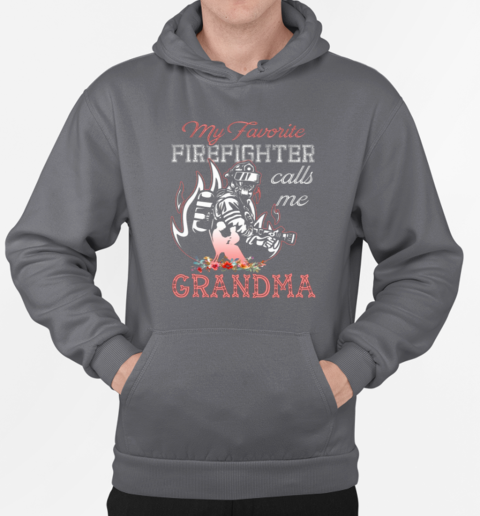 Firefighter Calls Me Grandma T-Shirt Unisex Hoodie