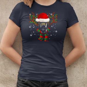 Firefighter Christmas Deer Firefighter Christmas T-Shirt Classic Women's T-shirt