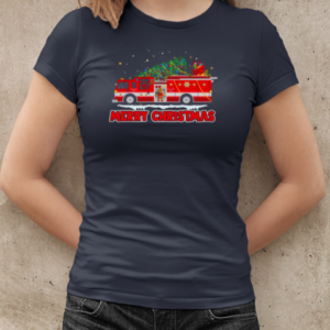 Firefighter Merry Christmas Firefighter T-Shirt Classic Women's T-shirt