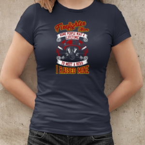 Firefighter Mom Some People Wait A Lifetime To Meet A Hero Firefighter T-Shirt Classic Women's T-shirt