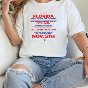 Florida early voting has started T-Shirt Classic Women's T-shirt