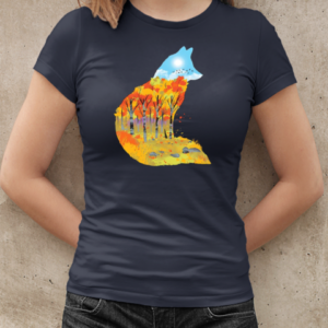 Fox and autumn I am the forest II T-Shirt Classic Women's T-shirt