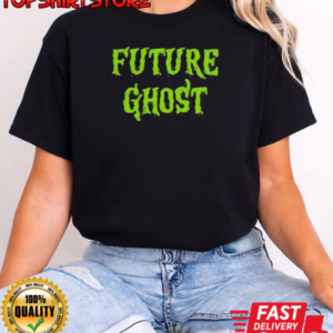 Future Ghost Graphic Halloween T-Shirt Classic Women's T-shirt