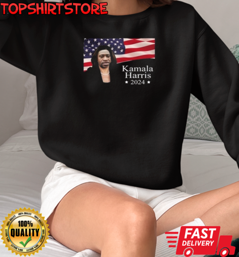 George Floyd Kamala Harris 2024 T-Shirt Unisex Sweatshirt