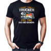 Gift For Dad  Part Time Trucker Full Time Dad And Grandpa Trucker T-Shirt Classic Men's T-shirt