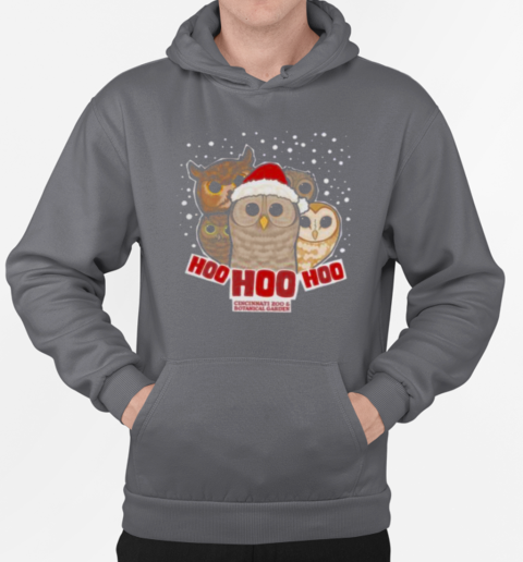 Good Cute Hoo Hoo Hoo Holiday Owls Christmas T-Shirt Unisex Hoodie