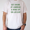 Green Bay Packers got drunk at lambeau and woke up on lafleur T-Shirt Classic Men's T-shirt