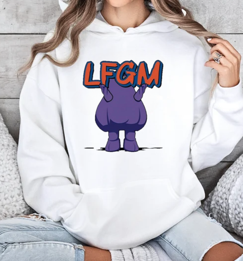 Grimace Lfgm Sign T-Shirt Unisex Hoodie