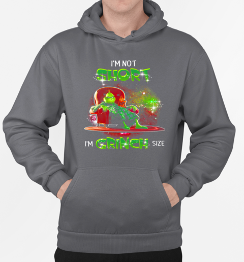 Grinch And Max I'm Short I'm Grinch Size T-Shirt Unisex Hoodie