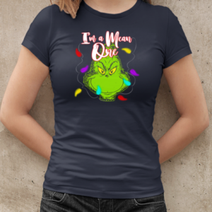 Grinch With Light I'm A Mean One Christmas T-Shirt Classic Women's T-shirt