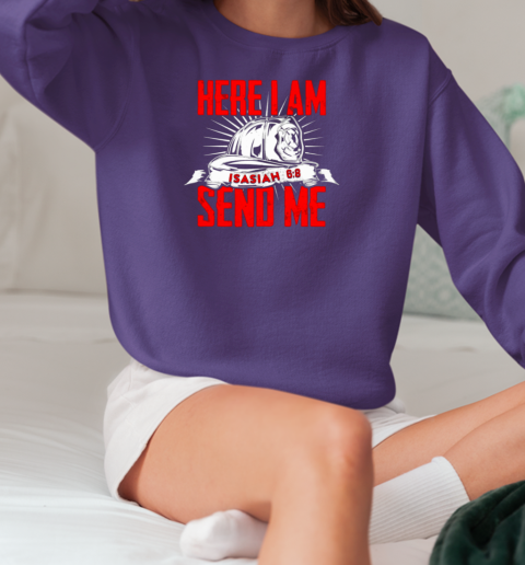 Here I Am Isasiah Firefighter T-Shirt Unisex Sweatshirt