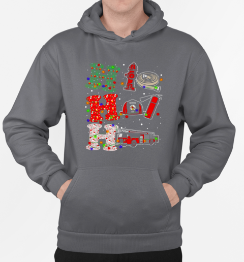 Ho Ho Ho Firefighter T-Shirt Unisex Hoodie