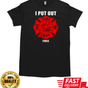 I Put Out Halloween Costume Firefighter T-Shirt Classic Men's T-shirt