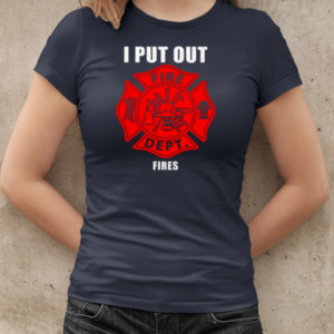 I Put Out Halloween Costume Firefighter T-Shirt Classic Women's T-shirt