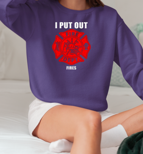 I Put Out Halloween Costume Firefighter T-Shirt Unisex Sweatshirt