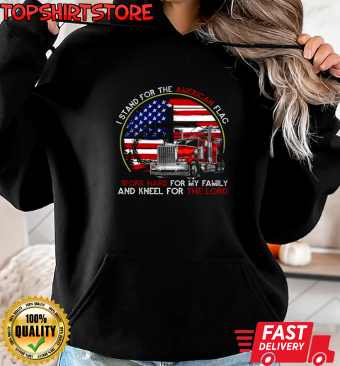 I Stand For The American Flag T-Shirt Unisex Hoodie