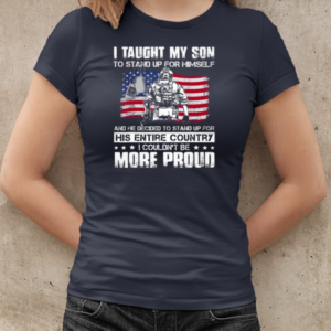 I Taught My Son To Stand Up For Himself Firefighter T-Shirt Classic Women's T-shirt