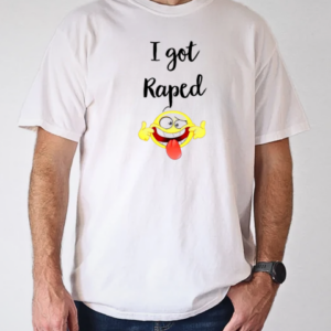 I got raped smile T-Shirt Classic Men's T-shirt