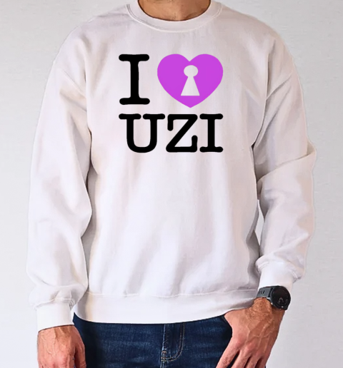 I heart Uzi T-Shirt Unisex Sweatshirt