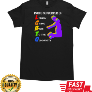 I proud supporter of LGBTQ Lebron Giving Back To The Community T-Shirt Classic Men's T-shirt