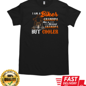 I'm A Biker Grandpa Like A Normal Grandpa But Cooler T-Shirt Classic Men's T-shirt