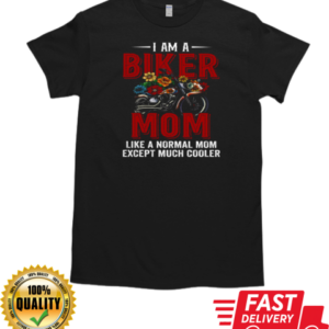 I'm A Biker Mom Much Cooler T-Shirt Classic Men's T-shirt