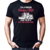 I'm A Proud Trucker's Wife I'm In It For The Long Haul T-Shirt Classic Men's T-shirt