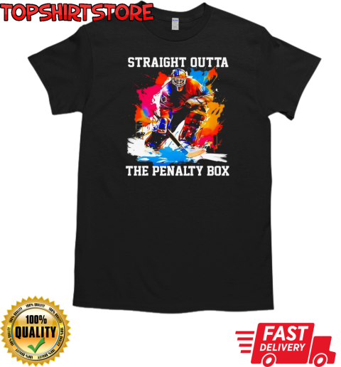 Ice hockey player straight outta the penalty box T-Shirt Classic Men's T-shirt