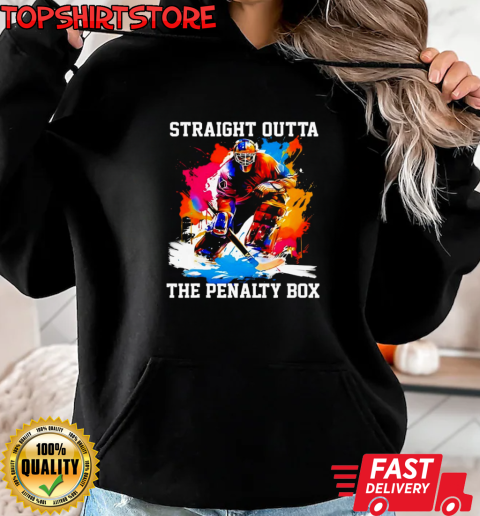 Ice hockey player straight outta the penalty box T-Shirt Unisex Hoodie